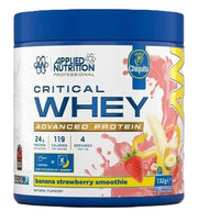 Applied Nutrition Critical Whey banaani ja maasika valgukokteil – 132g (4 portsjonit)