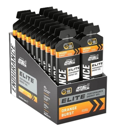 Applied Nutrition Endurance Elite Performance energiageel, apelsinimaitseline – 20 x 60 ml.