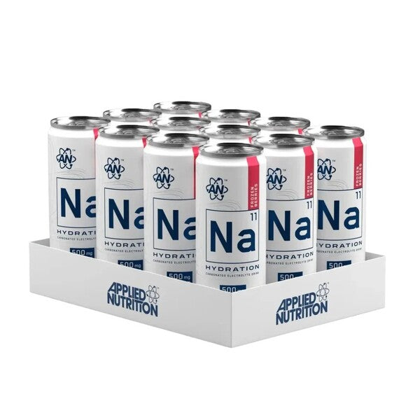 Applied Nutrition Na11 hüdratatsioonijoogi purgid, külmutatud marjad – 12 x 330 ml.