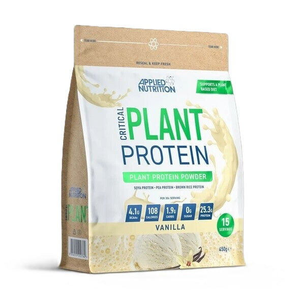 Applied Nutrition Critical Plant Protein pulber, vanilli – 450 g