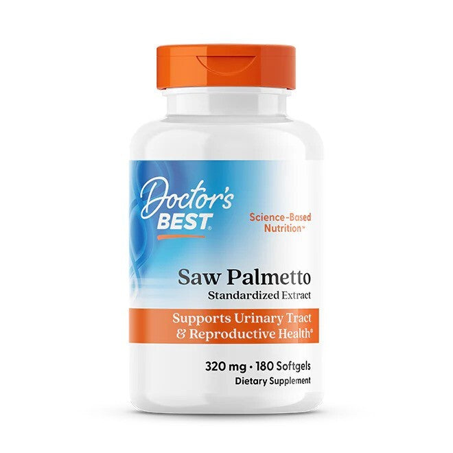 Doctor's Best standardiseeritud saepalmi ekstrakt, 320 mg – 180 kapslit