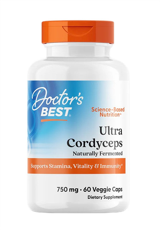 Doctor's Best Ultra Cordyceps, 750 mg – 60 kapslit