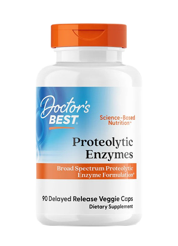 Doctor's Best Doctor's Best parimad proteolüütilised ensüümid – 90 kapslit