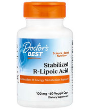 Doctor's Best stabiliseeritud R-lipoehape, 100 mg – 60 kapslit