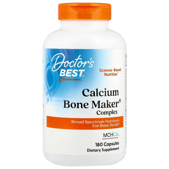 Doctor's Best kaltsiumi luu moodustamise kompleks MCHC-ga – 180 kapslit