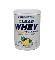 Allnutrition läbipaistev vadaku isolaat + kollageen, anassimaitseline – 500 g