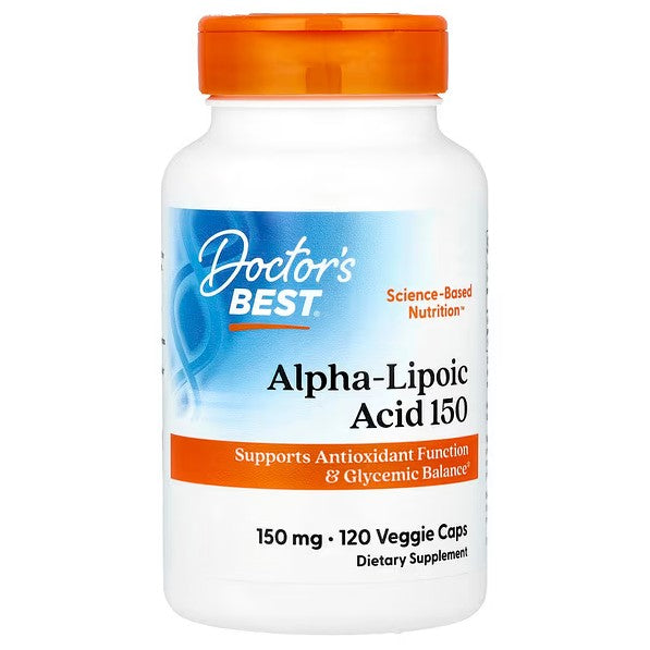 Doctor's Best alfa-lipohape, 150 mg – 120 kapslit