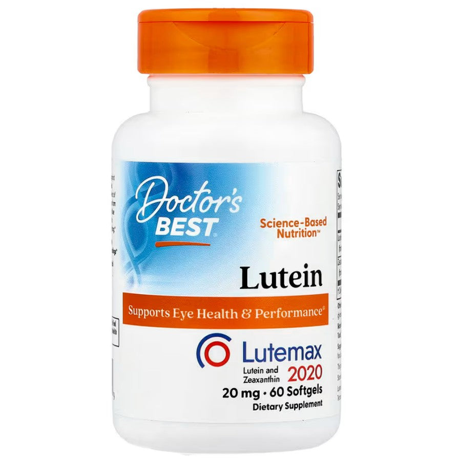 Doctor's Best luteiin Lutemaxiga, 20 mg – 60 kapslit