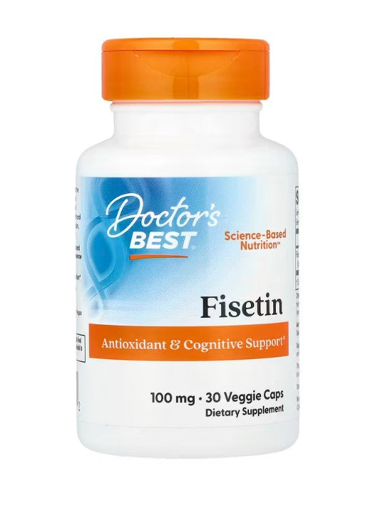 Doctor's Best Fisetin, 100 mg – 30 kapslit
