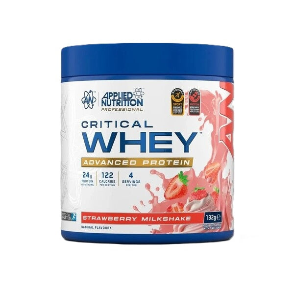 Applied Nutrition Critical Whey maasika piimakokteil – 132 g (4 portsjonit)