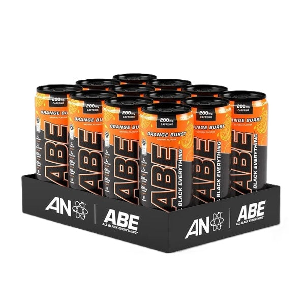 Applied Nutrition ABE Energy + Performance purkpakend, apelsinimaitseline – 12 x 330 ml.