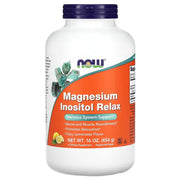 NOW Foods Magneesiumi-Inositooli Rahustav Pulber – 454 g