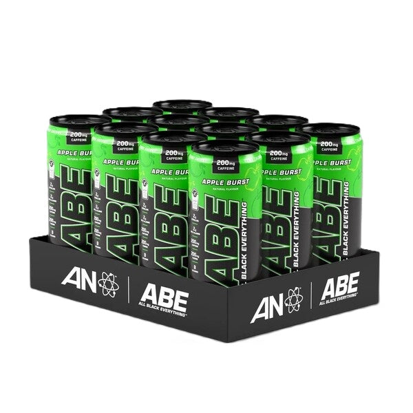 Applied Nutrition ABE Energy + Performance purkannused, õunamaitse – 12 x 330 ml.