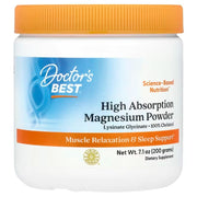 Doctor's Best kõrge imendumisega magneesiumipulber – 200 g