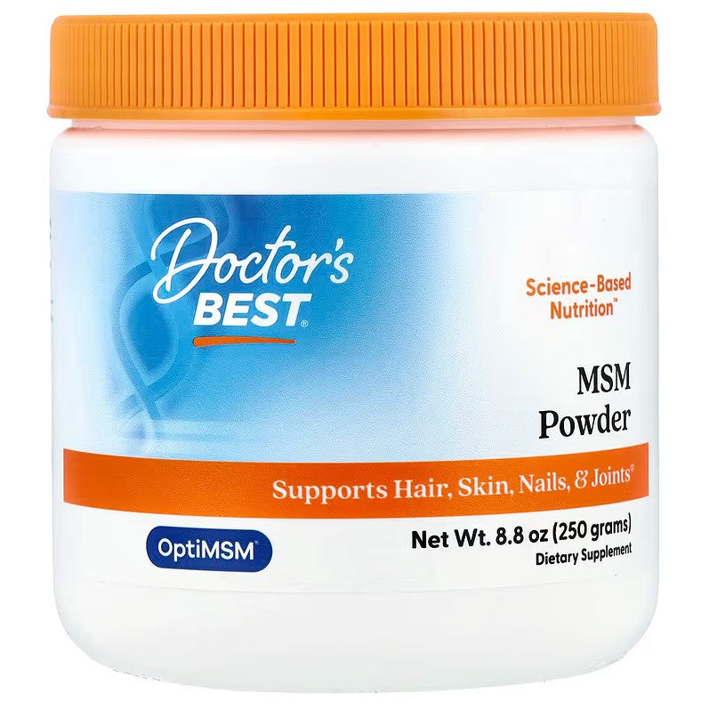 Doctor's Best MSM koos OptiMSM-iga, pulber - 250 g