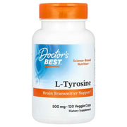 Doctor's Best L-türosiin, 500 mg – 120 kapslit