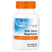 Doctor's Best Geriausi Doctor's Best NAC detoksikatsiooni regulaatorid – 60 kapslit