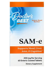 Doctor's Best SAM-e, 200 mg – 60 tabletti