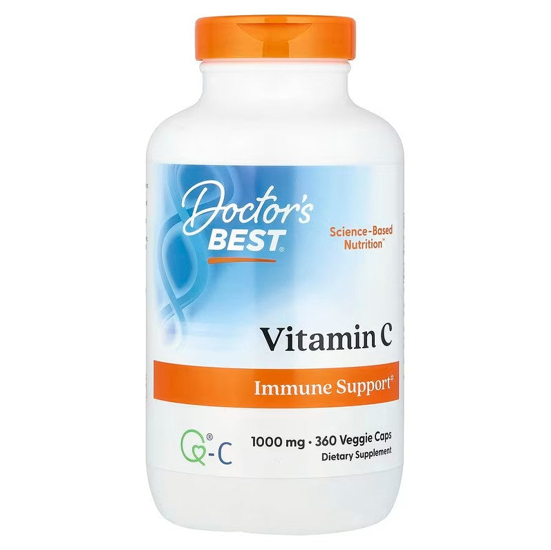 Doctor's Best parim C-vitamiin koos Q-C-ga, 1000 mg – 360 kapslit