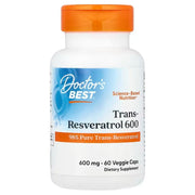 Doctor's Best trans-resveratrool 600 mg – 60 kapslit