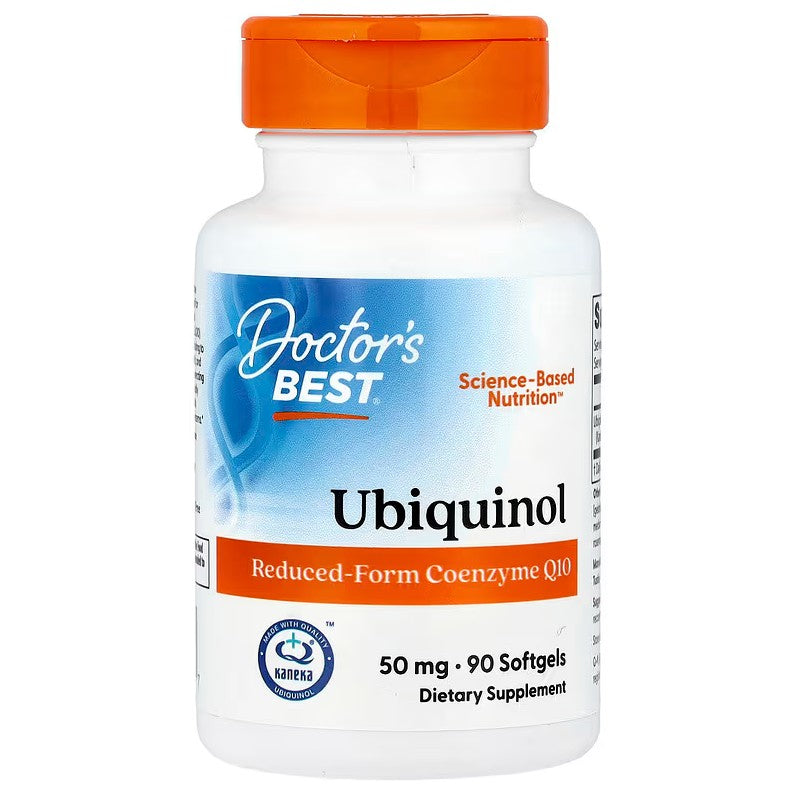 Doctor's Best ubikinool Kanekaga, 50 mg – 90 kapslit