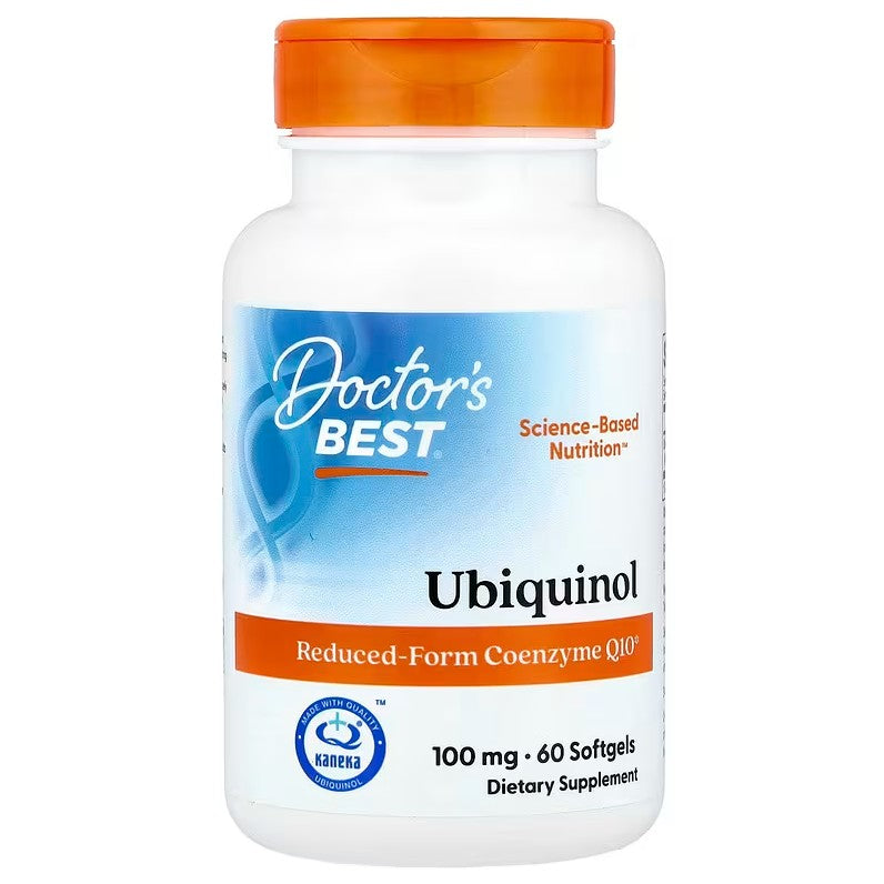 Doctor's Best ubikinool Kanekaga, 100 mg – 60 kapslit