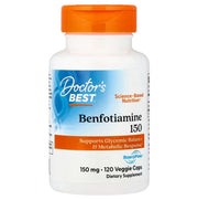 Doctor's Best benfotiamiin koos BenfoPure, 150 mg - 120 kapslit
