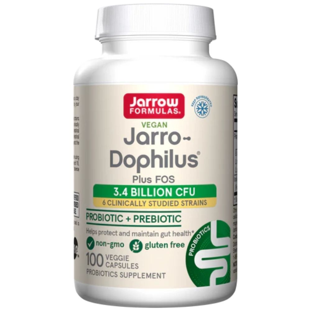 Jarrow Formulas Jarro-Dophilus + FOS (sümbiootikum) - 100 kapslit