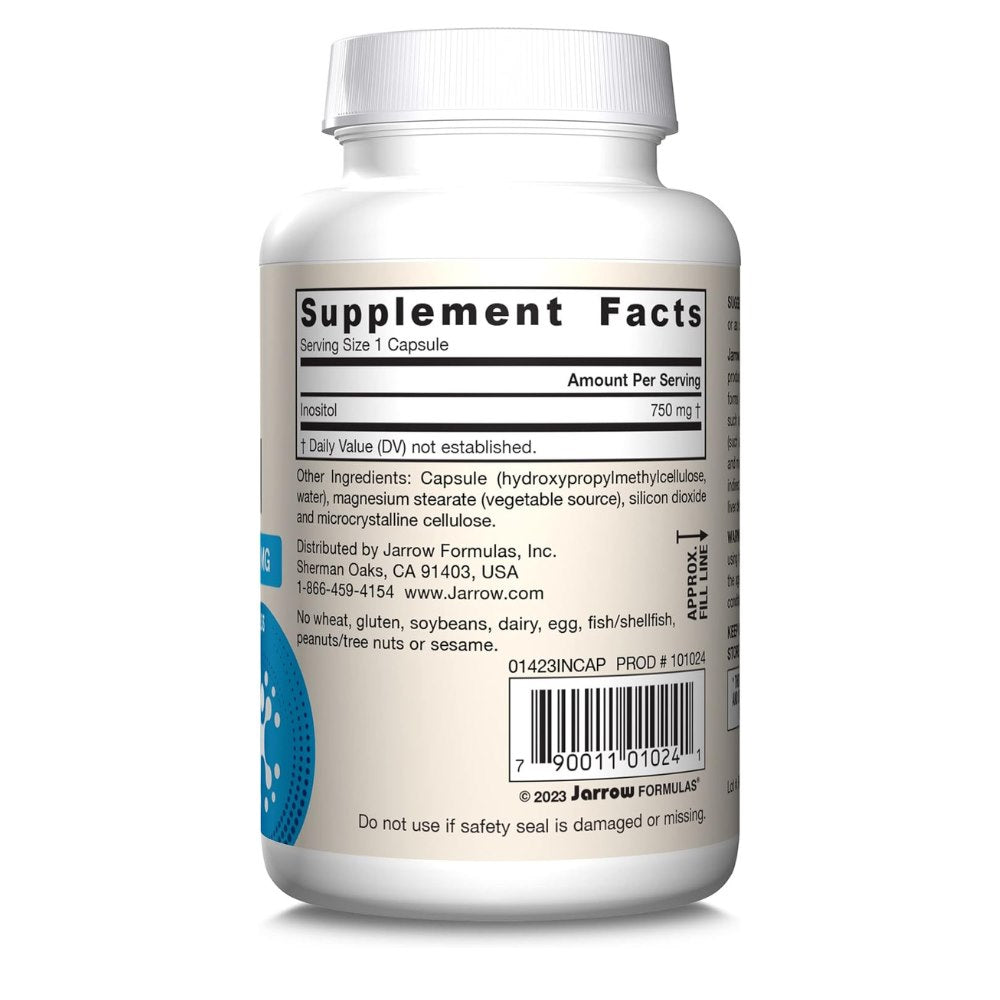 Jarrow Formulas inositool 750 mg - 100 kapslit