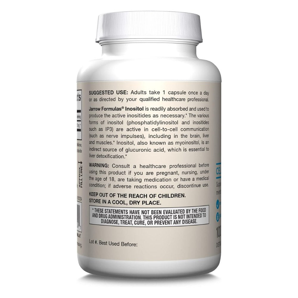 Jarrow Formulas inositool 750 mg - 100 kapslit