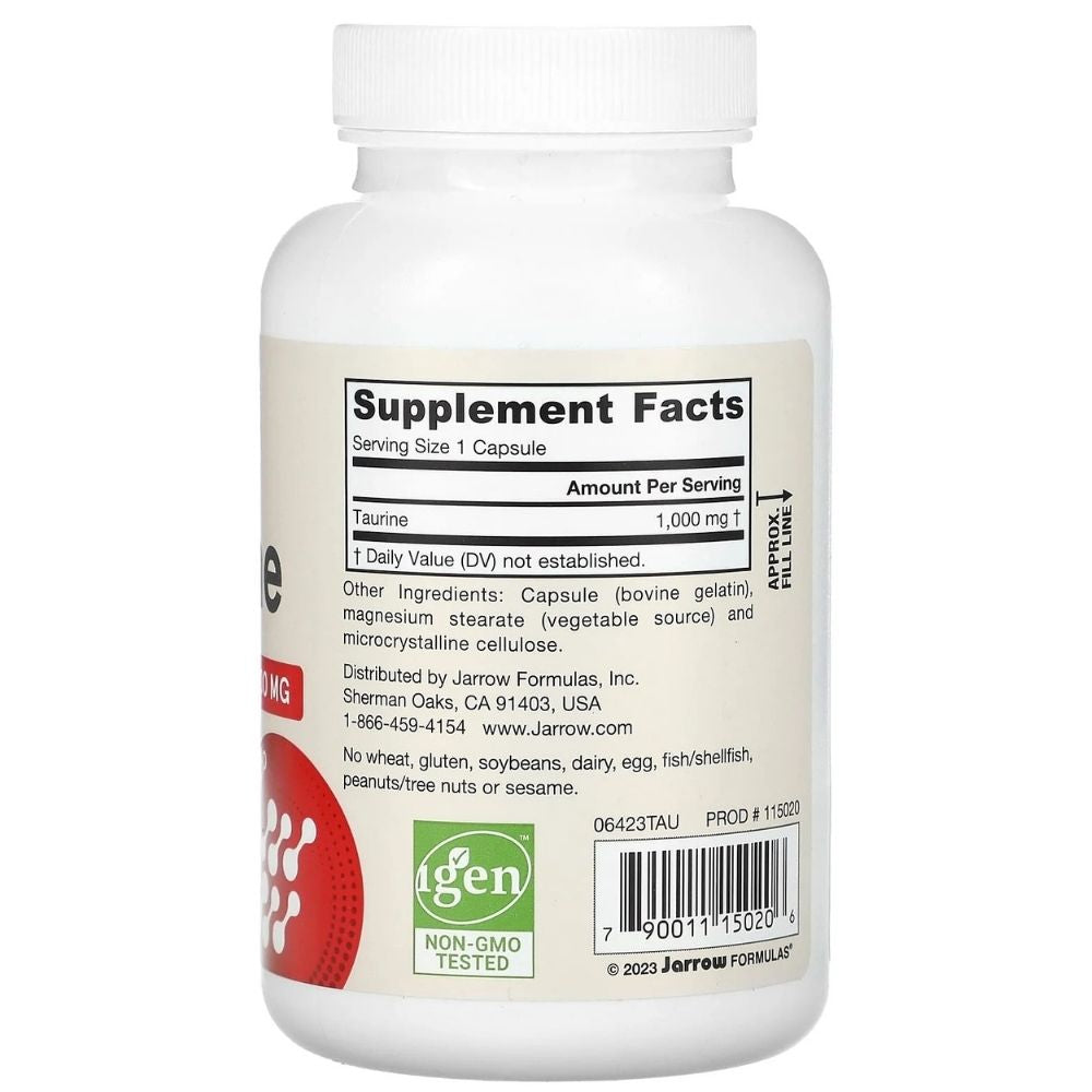 Jarrow Formulas tauriin 1000 mg - 100 kapslit