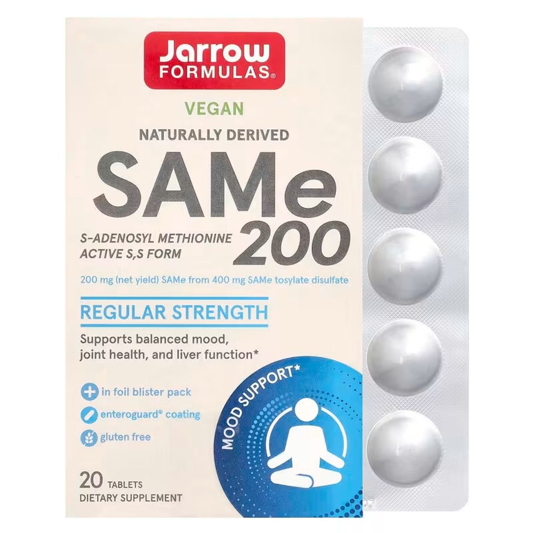 Jarrow Formulas SAMe 200 mg - 20 tabletti