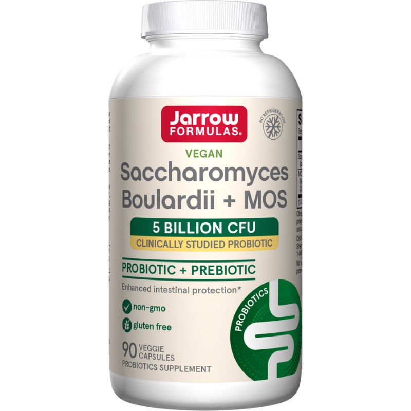 Jarrow Formulas Saccharomyces Boulardii + MOS – 90 kapslit
