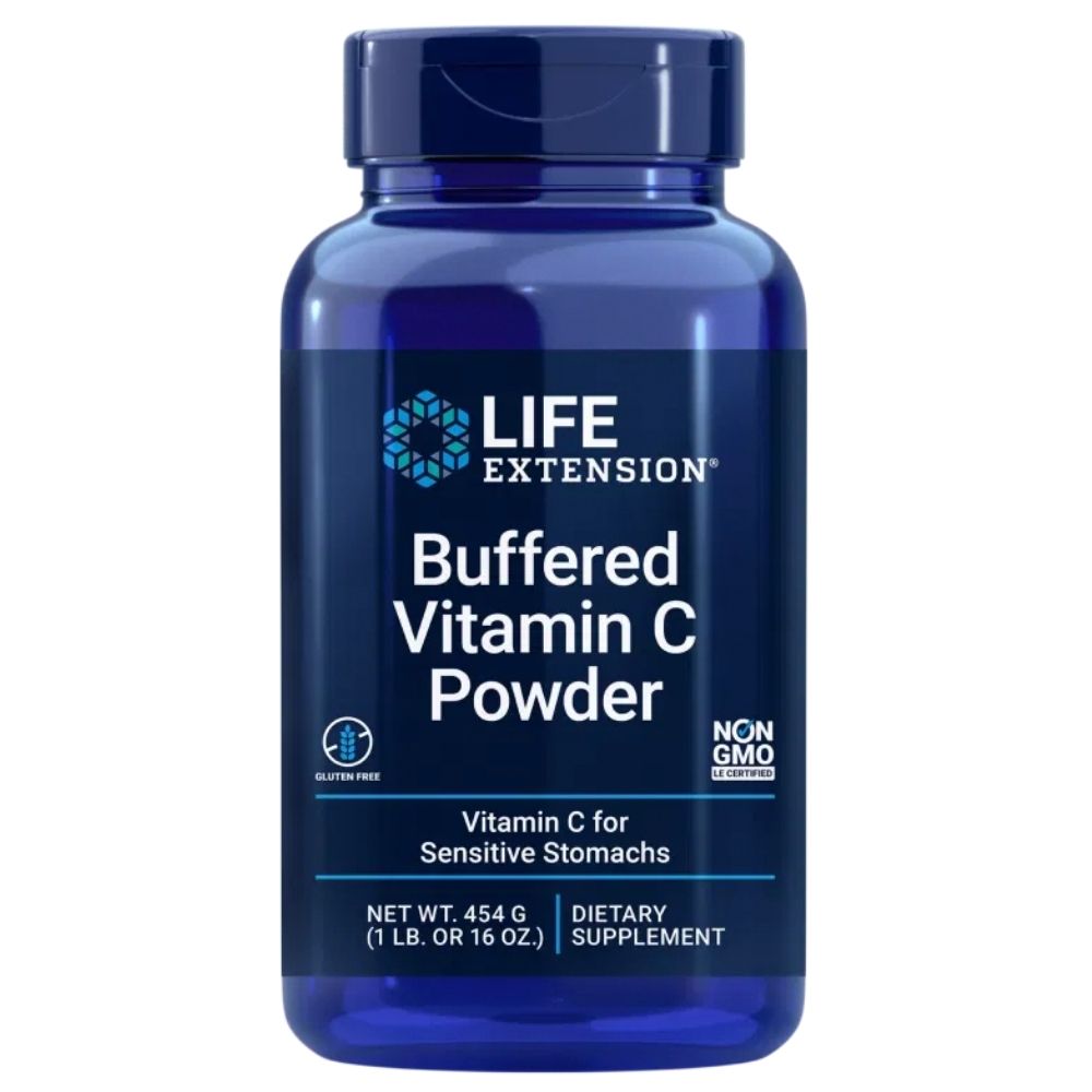 LIFE EXTENSION C-vitamiini puhverdatud pulber - 454 g