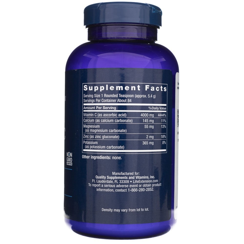 LIFE EXTENSION C-vitamiini puhverdatud pulber - 454 g