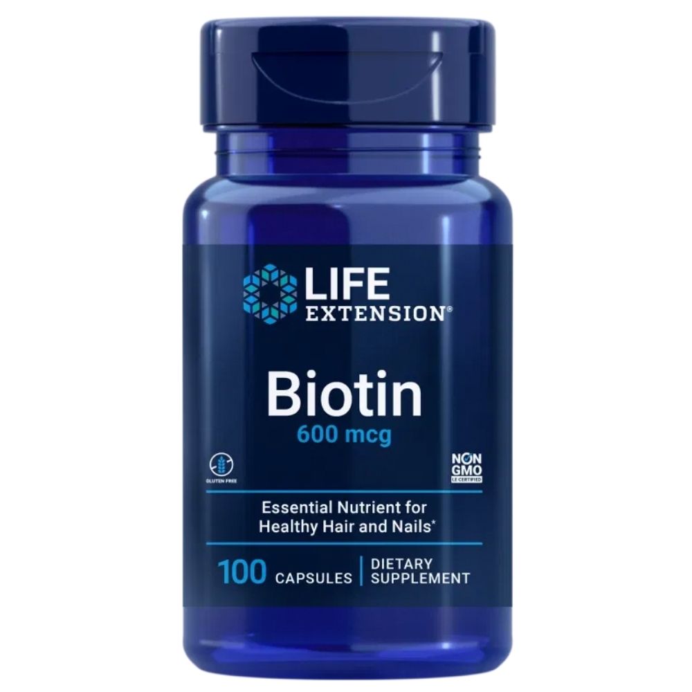 Life Extension biotiin 600 mg - 100 kapslit