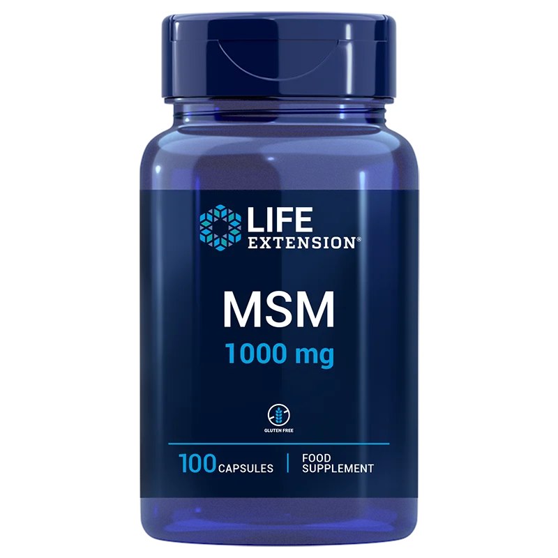 LIFE EXTENSION MSM 1000 mg - 100 kapslit