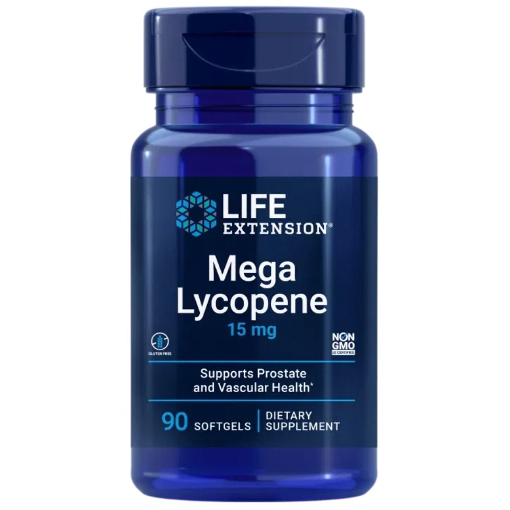 LIFE EXTENSION Mega Lükopeen 15 mg – 90 kapslit