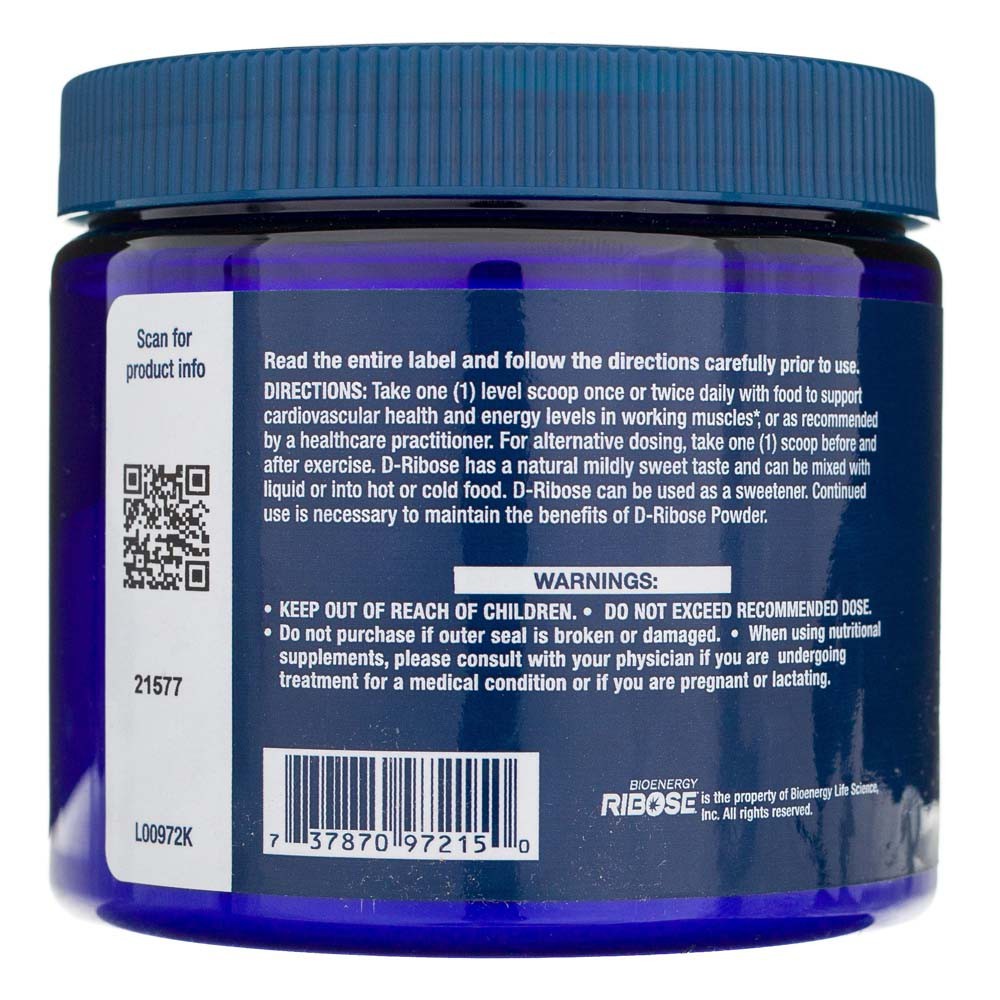 LIFE EXTENSION D-riboosi pulber - 150 g