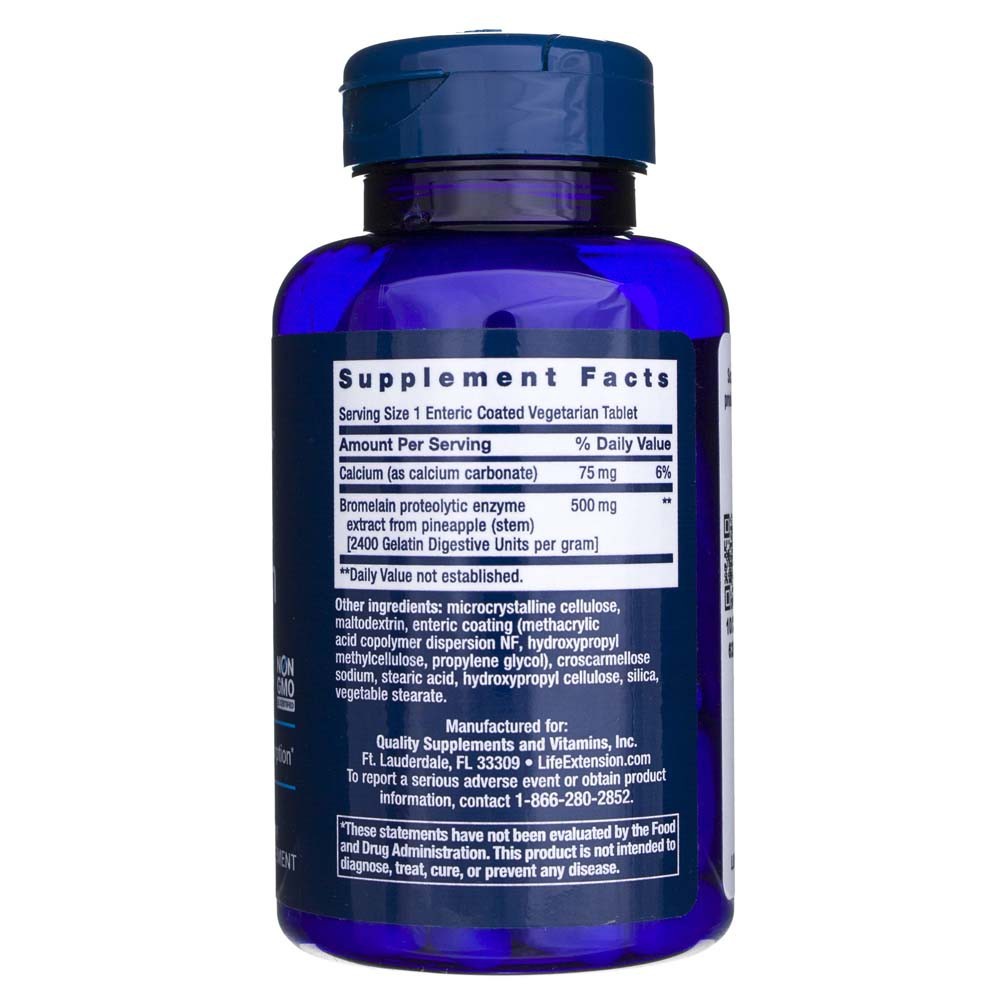 LIFE EXTENSION bromelaiin 500 mg – 60 tabletti