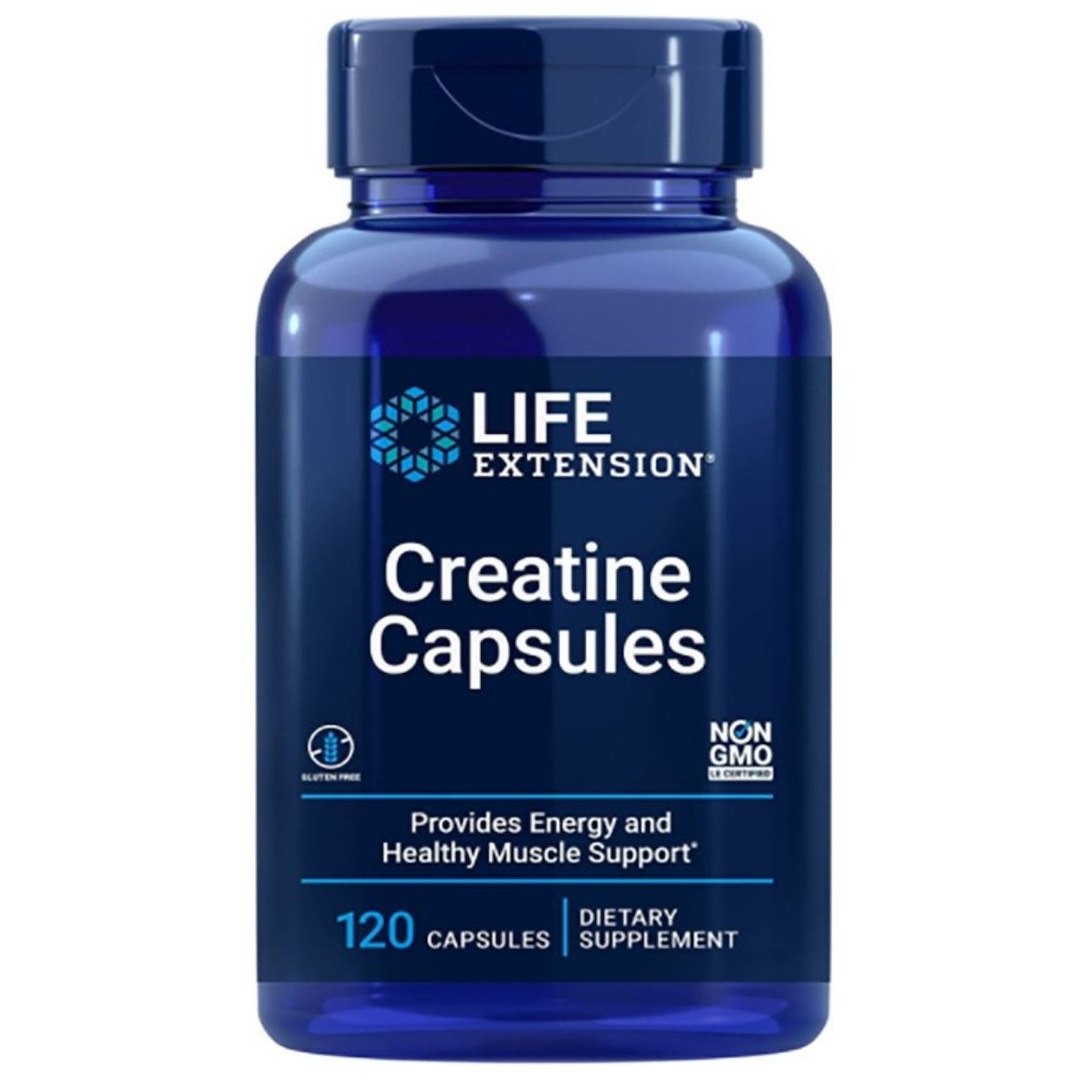LIFE EXTENSION kreatiinikapslid – 120 kapslit
