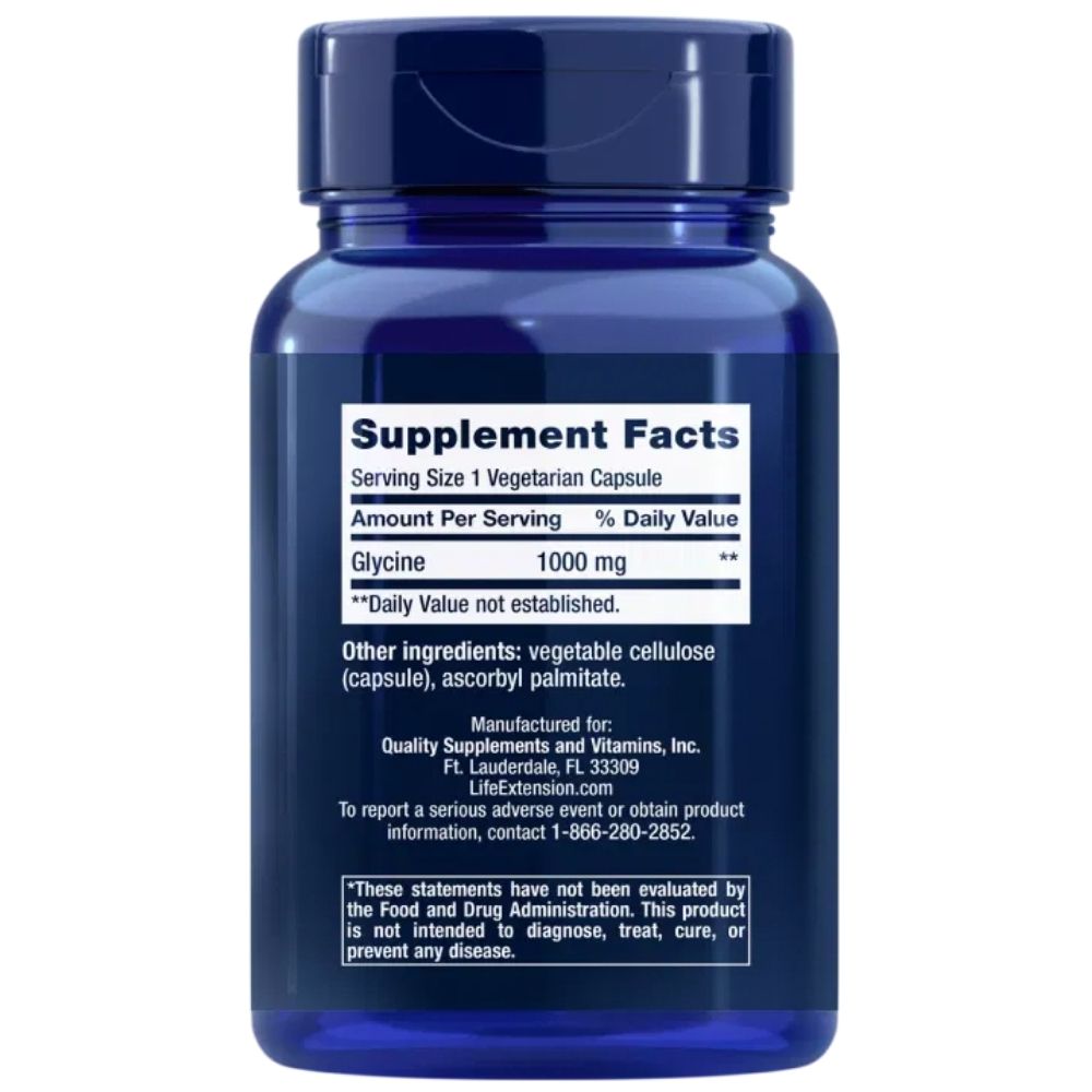 LIFE EXTENSION glütsiin 1000 mg - 100 kapslit