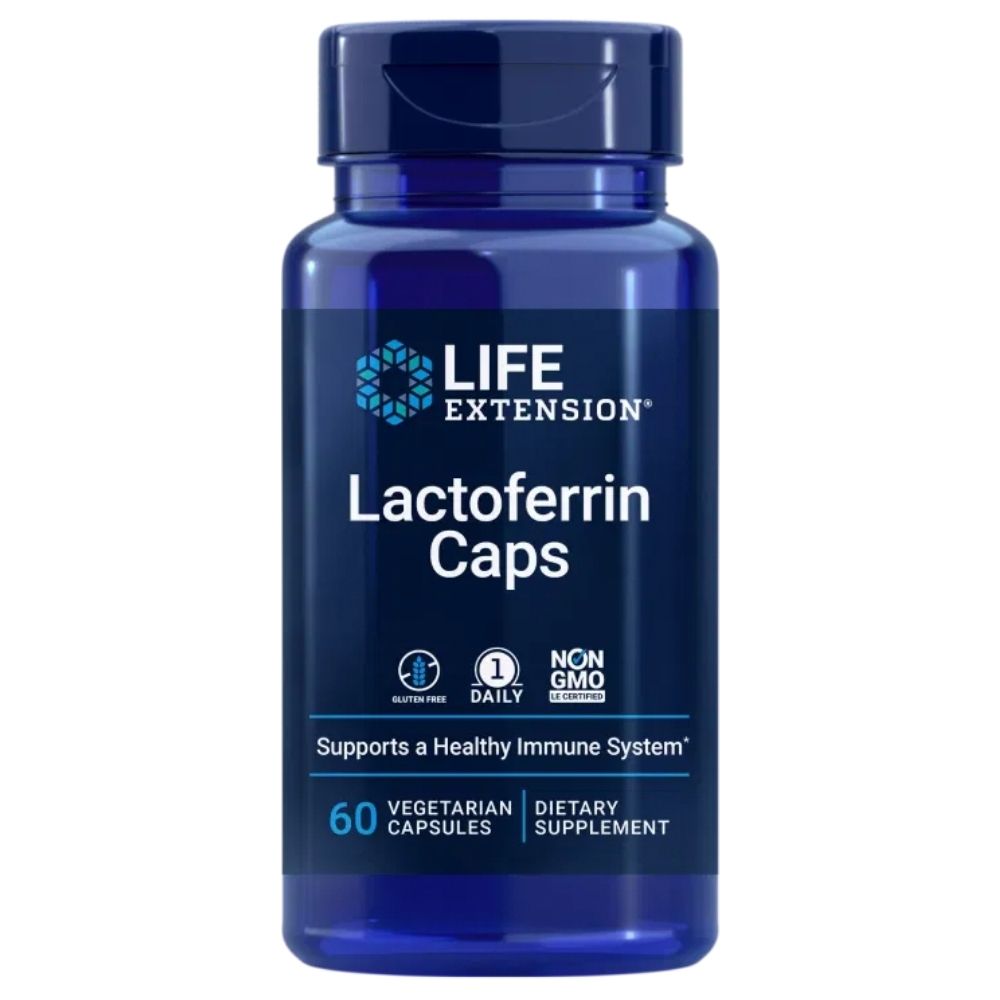LIFE EXTENSION laktoferiinikapslid (apolaktoferiin) – 60 kapslit