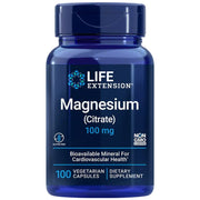 LIFE EXTENSION magneesium (tsitraat) 100 mg – 100 kapslit