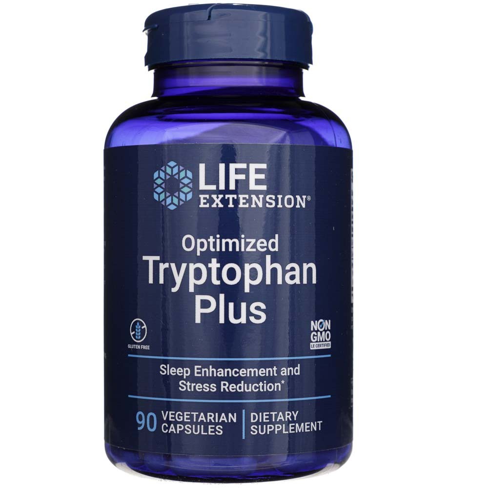 LIFE EXTENSION optimeeritud trüptofaan pluss - 90 kapslit