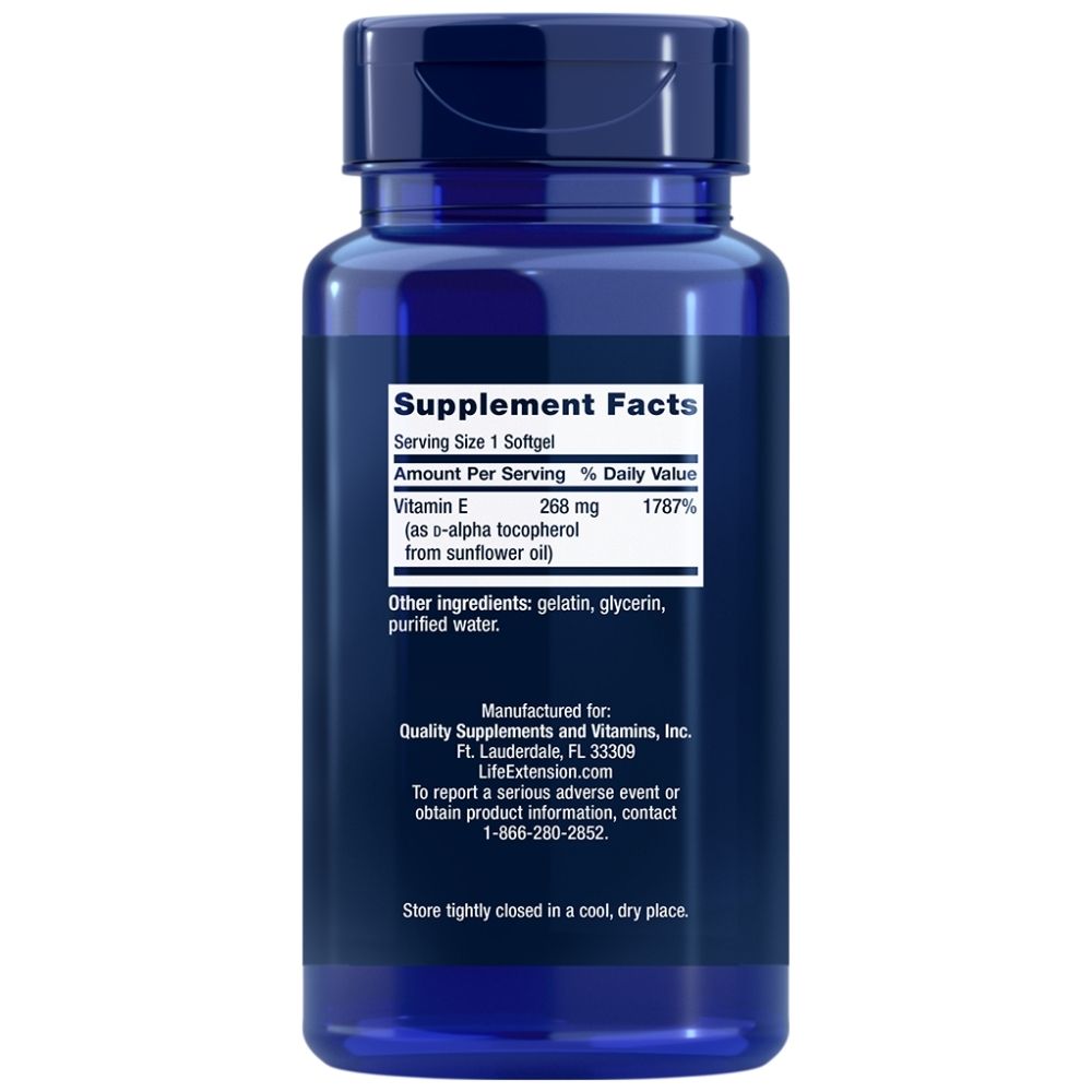 LIFE EXTENSION Super E-vitamiin 268 mg – 90 kapslit