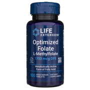 LIFE EXTENSION optimeeritud folaat 1700 mcg – 100 tabletti
