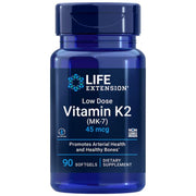 LIFE EXTENSION madala annusega vitamiin K2 (MK-7) 45 mcg – 90 kapslit
