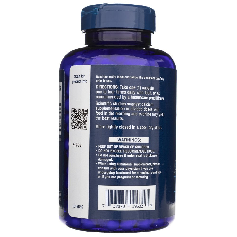LIFE EXTENSION kaltsiumtsitraat + D-vitamiin - 200 kapslit