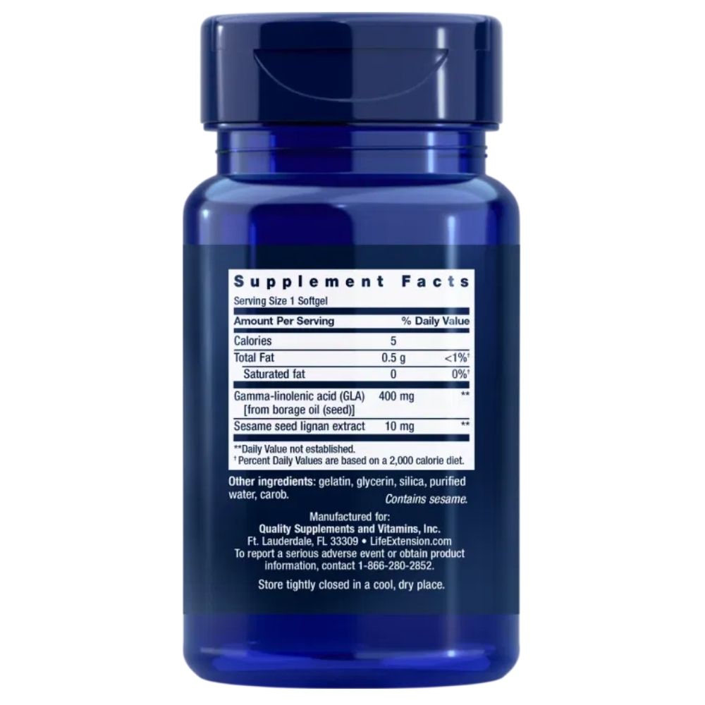 LIFE EXTENSION Mega GLA seesamligaanid – 30 kapslit
